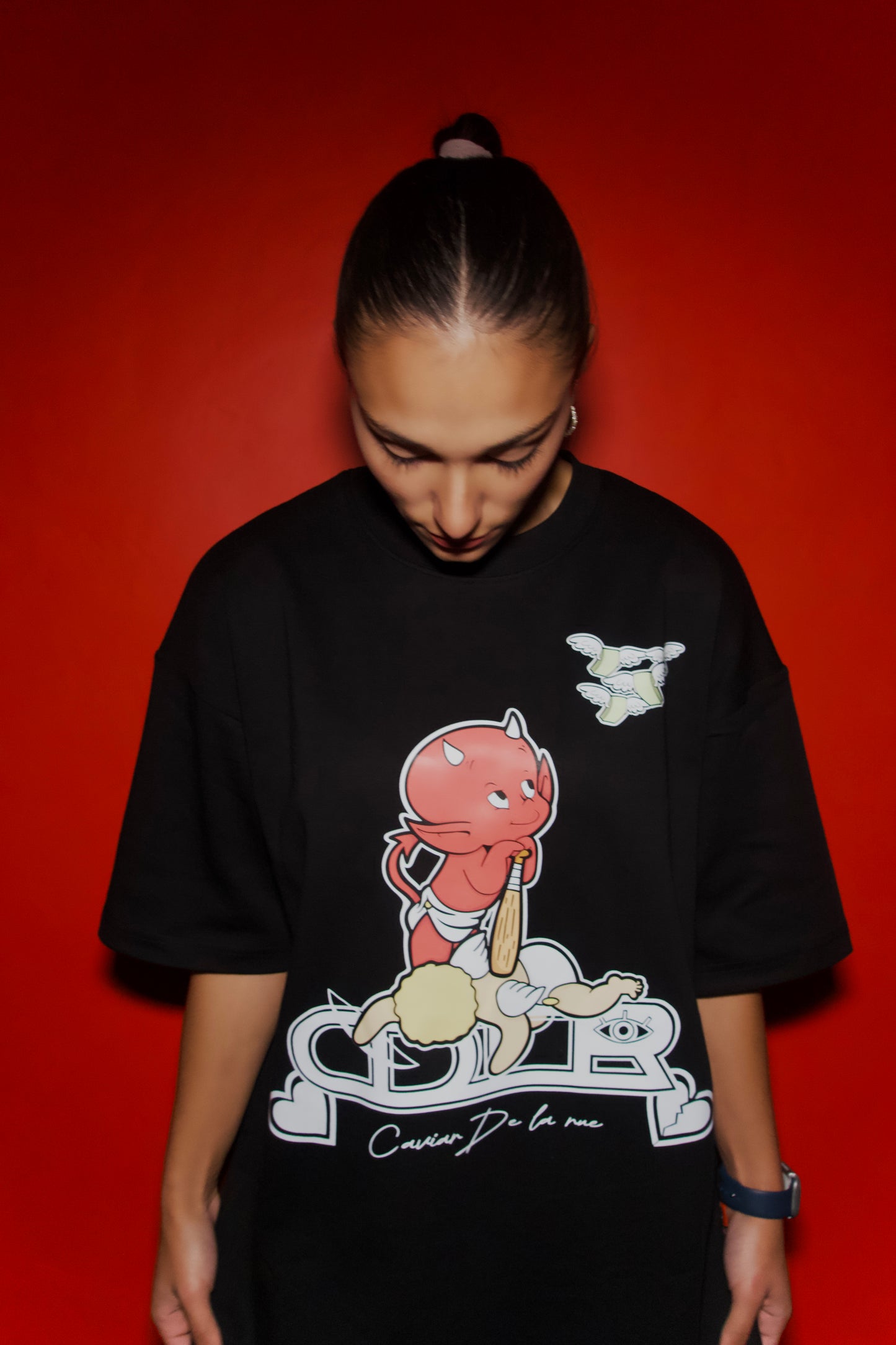 PRIORITIES BLACK TEE